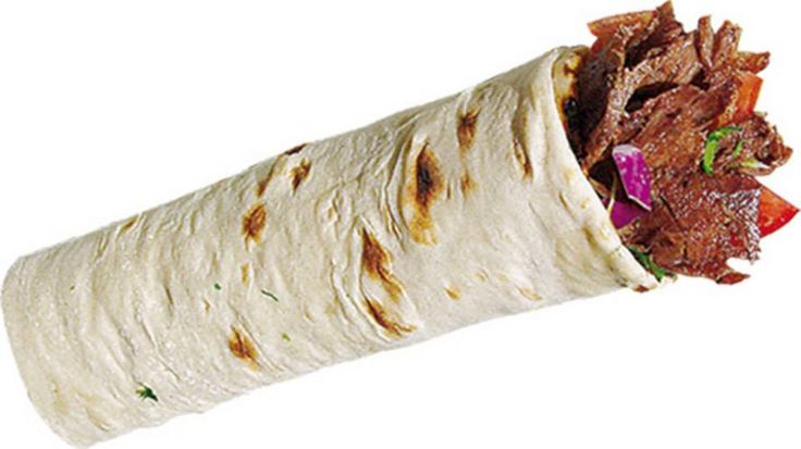Et döner dürüm 100 gr